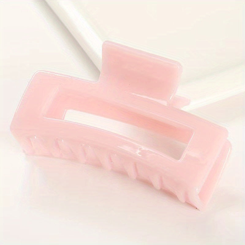Strong-Hold Resin Hair Claw for Thick Hair