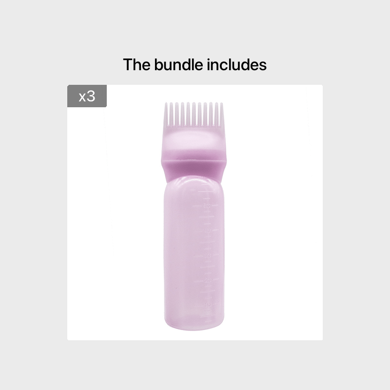 Hair Dye Applicator Bottle with Measurement Scale