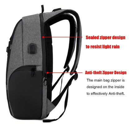 Men’s Anti-Theft Laptop Backpack