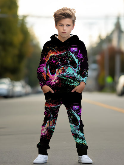 Boys Gamer Hoodie & Jogger Co-Ord Set