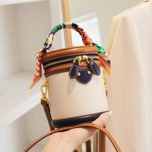 Colorblock Bucket Bag