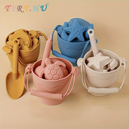 OceanSoft™ 8-Piece Silicone Beach Toy Set