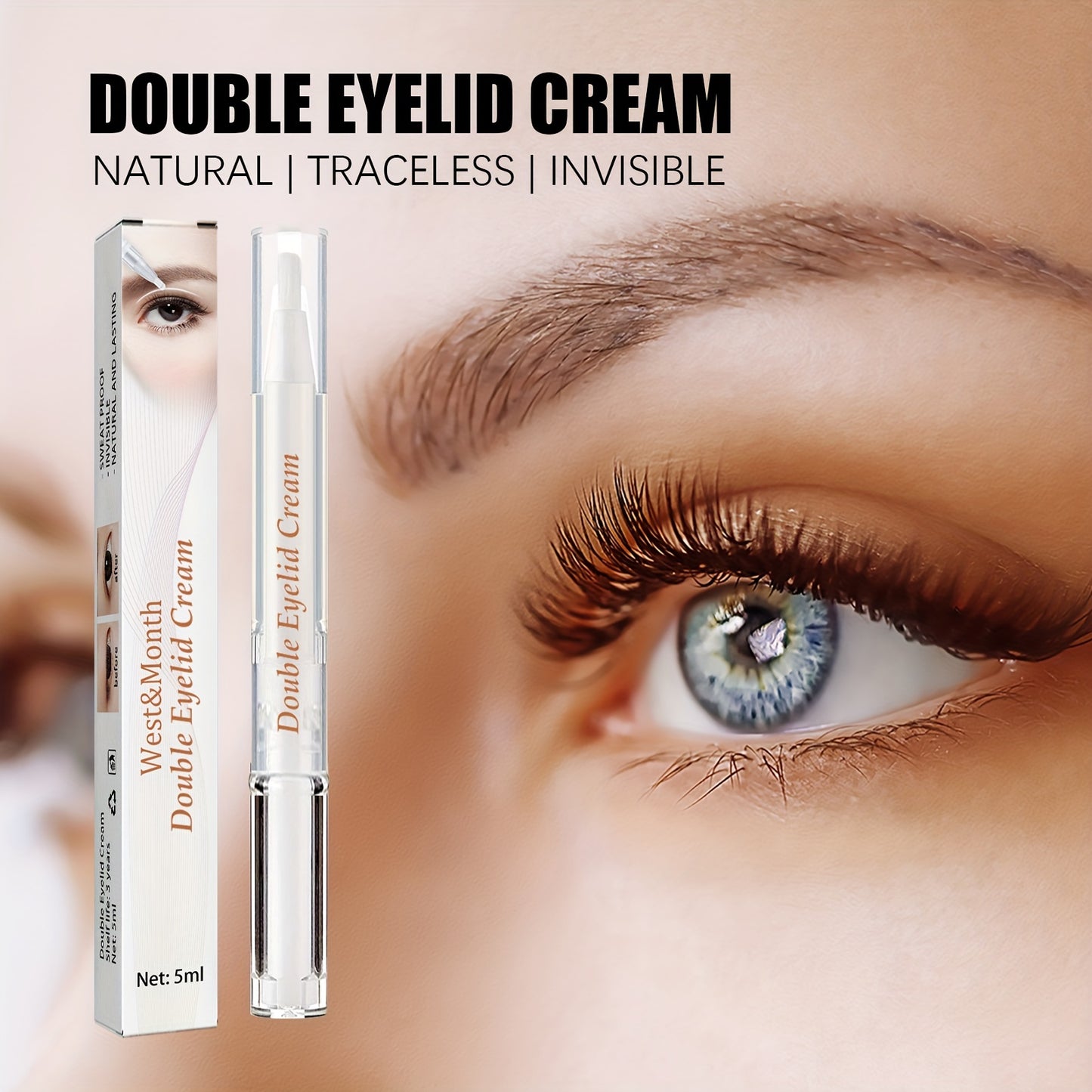 Quick-Dry Waterproof Eyelid Cream