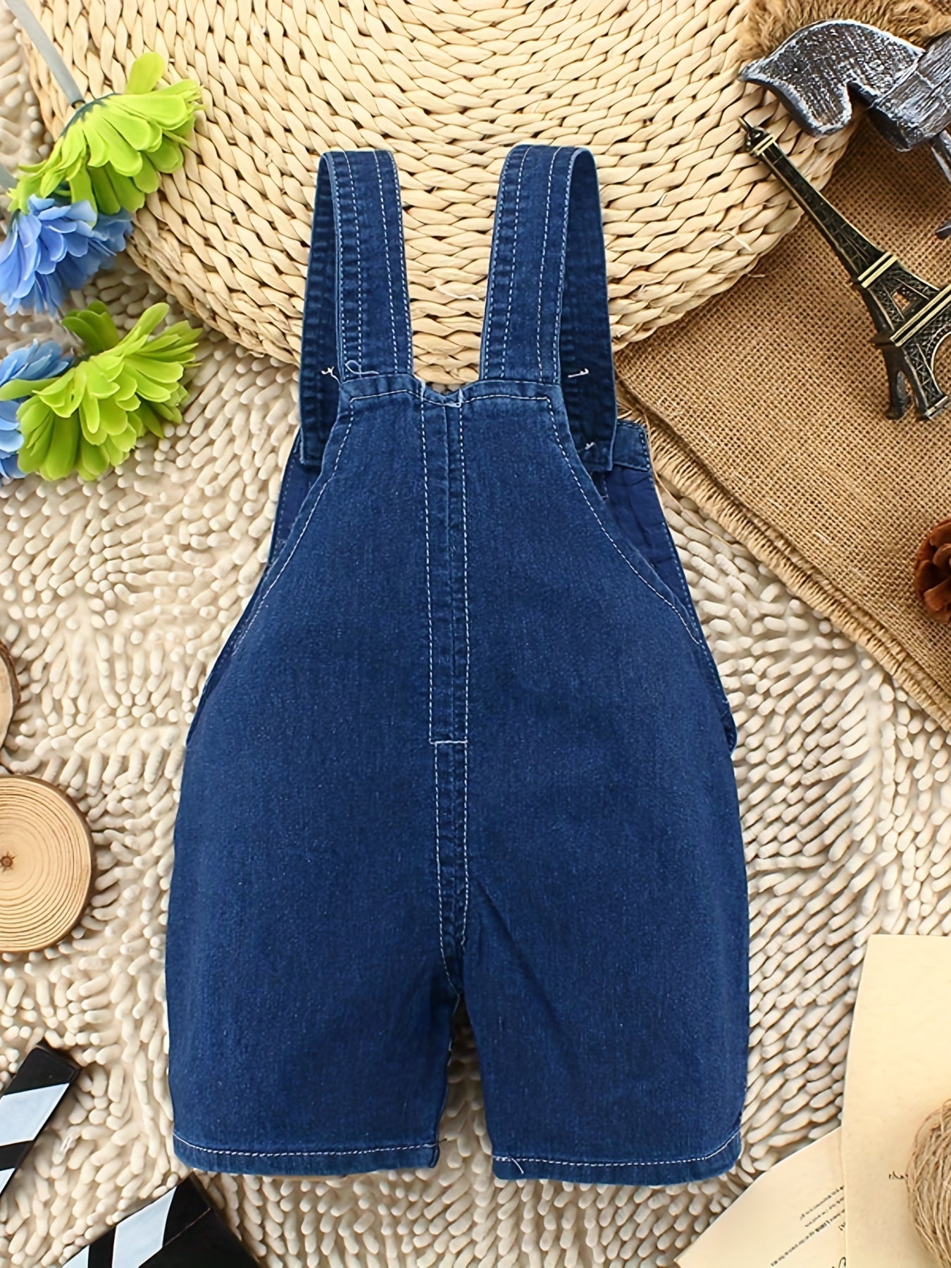 Monkey Motif Designer Overalls for Kids