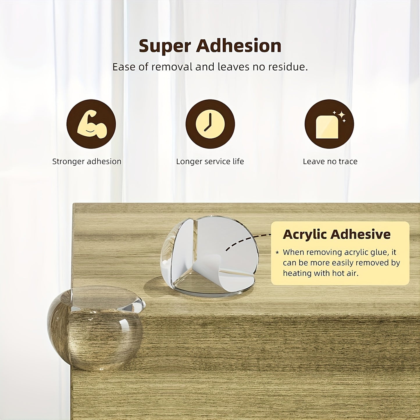 12pcs Clear Safety Corner Guards