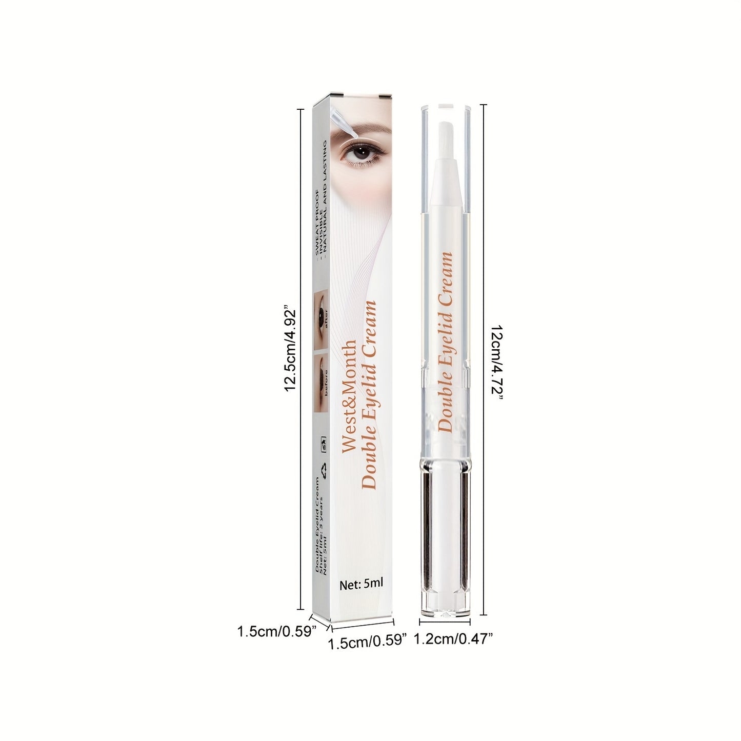Quick-Dry Waterproof Eyelid Cream