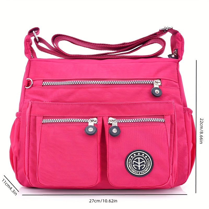 Lightweight Nylon Crossbody Bag