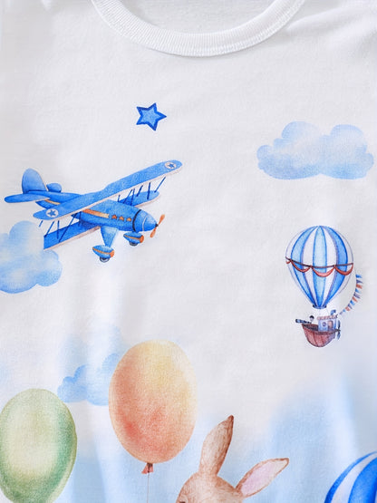 Soft Cartoon Romper for Baby Boys