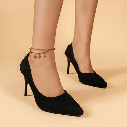 Black Stiletto Pumps for Work & Evening