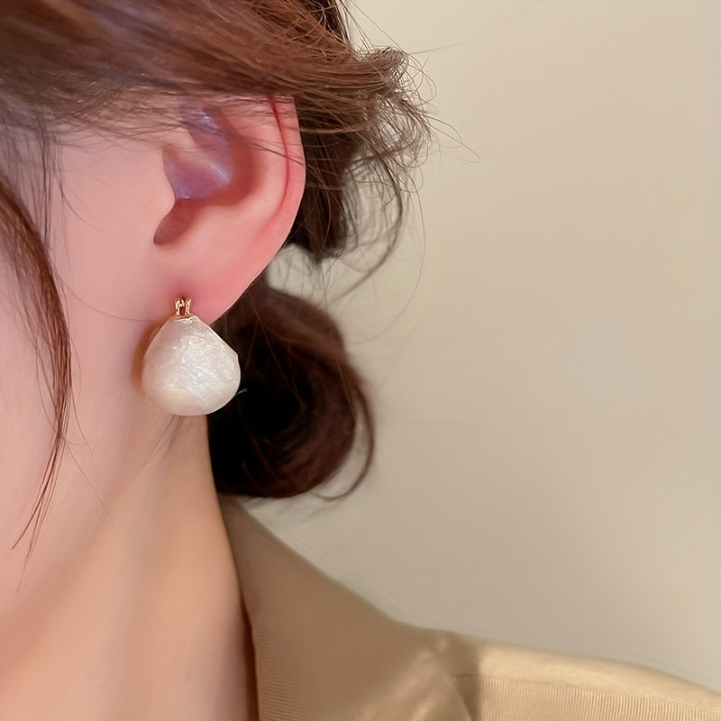 Chunky Enamel Hoop Earrings