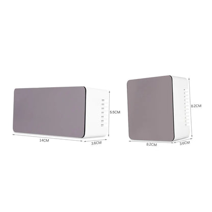 Digital LED Mirror Alarm Clock with Snooze Function.