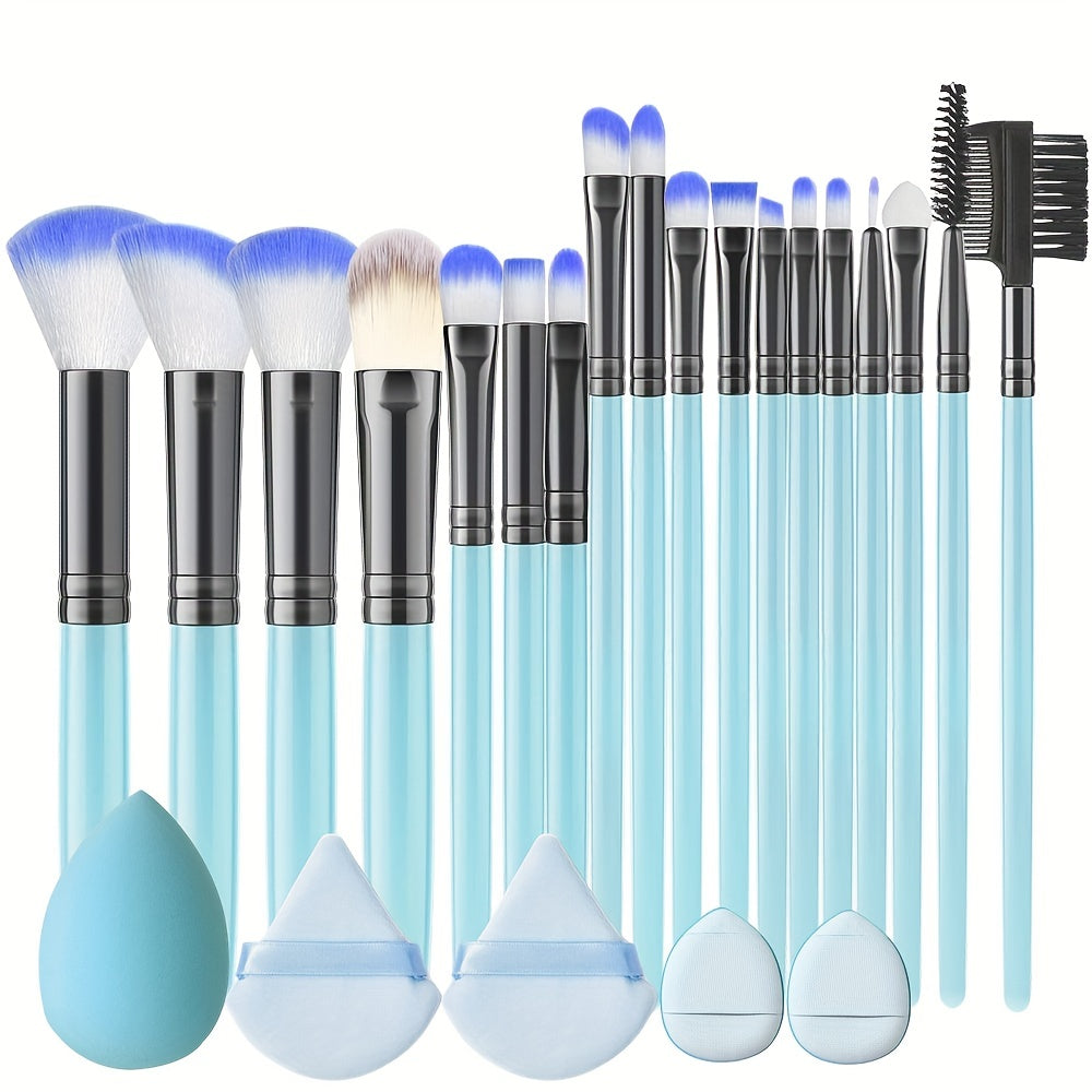 Professional Makeup Brush, Puff & Sponge Set