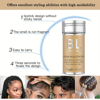 Hair Styling Wax Stick for Smooth Edges