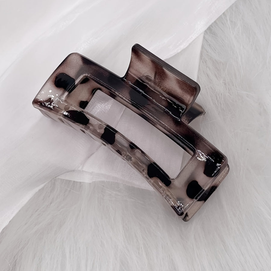 Strong-Hold Resin Hair Claw for Thick Hair