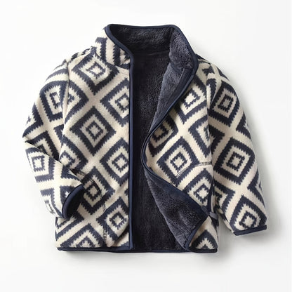 Boys Vintage Plaid Jacket