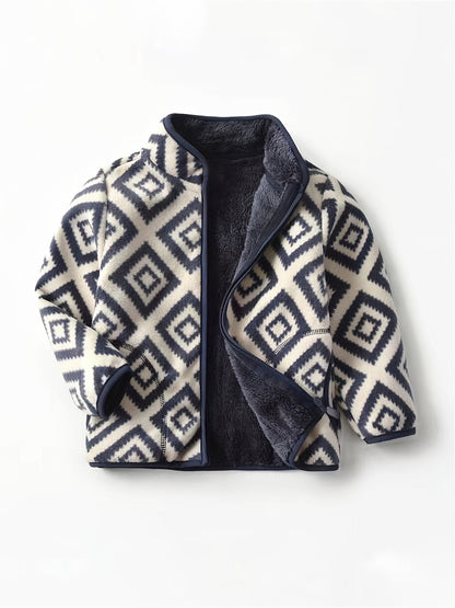 Boys Vintage Plaid Jacket