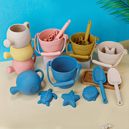 OceanSoft™ 8-Piece Silicone Beach Toy Set