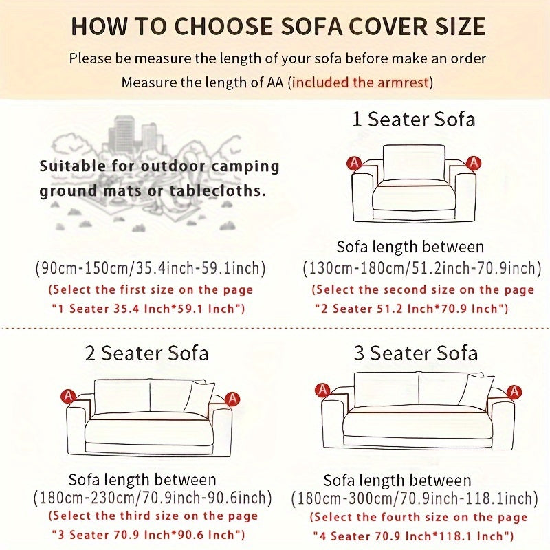 Scandinavian All-Season Sofa Cover