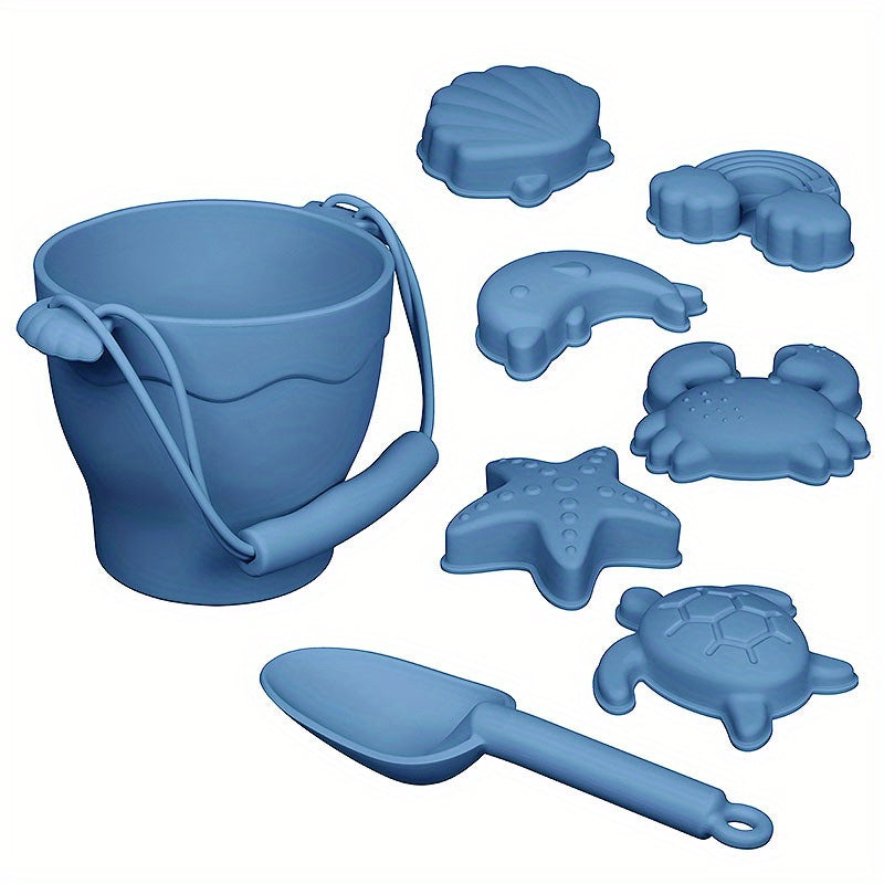 OceanSoft™ 8-Piece Silicone Beach Toy Set