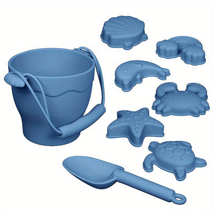 OceanSoft™ 8-Piece Silicone Beach Toy Set