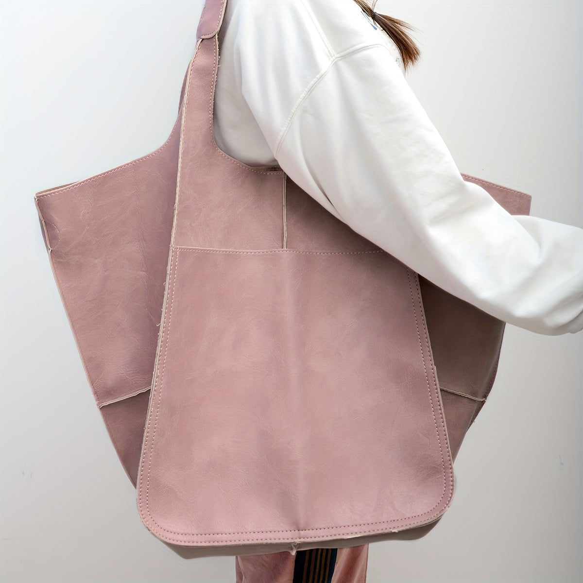 Compact Women’s Synthetic Shoulder Bag