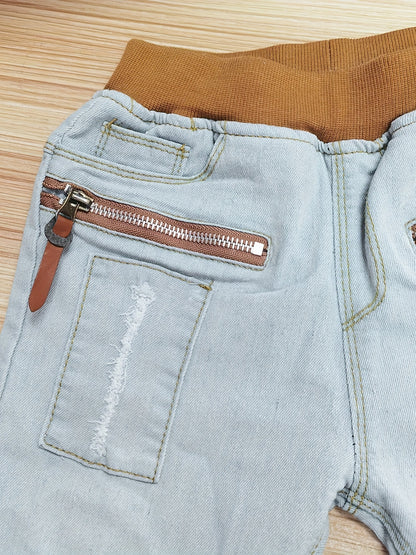 Soft-Fit Durable Kids’ Jeans for Spring/Fall