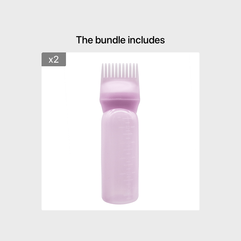 Hair Dye Applicator Bottle with Measurement Scale
