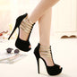 Women’s Peep Toe T-Strap Heels