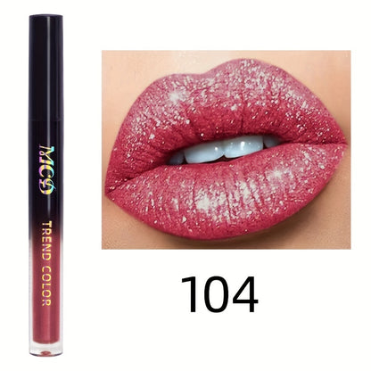 Waterproof Pearl Lip Gloss & Glitter Eyeshadow Palette