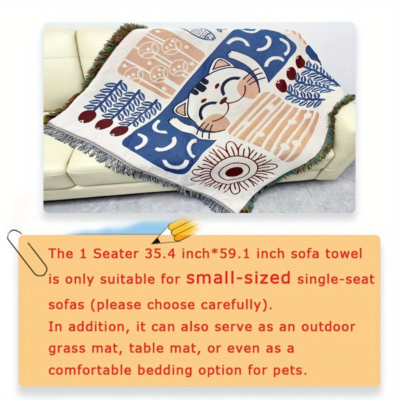 Scandinavian All-Season Sofa Cover