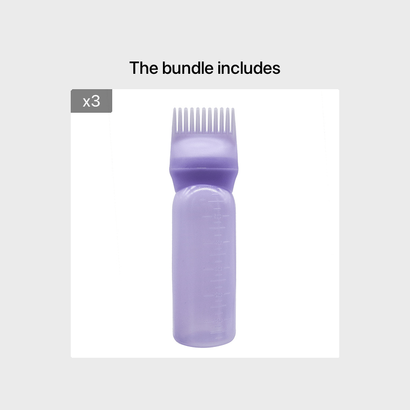Hair Dye Applicator Bottle with Measurement Scale