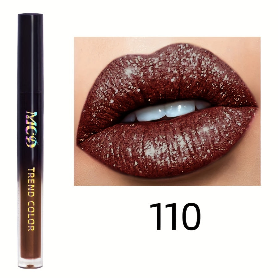 Waterproof Pearl Lip Gloss & Glitter Eyeshadow Palette