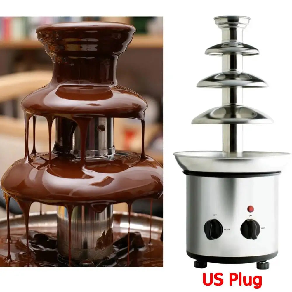 Stainless Steel Chocolate Fondue Fountain