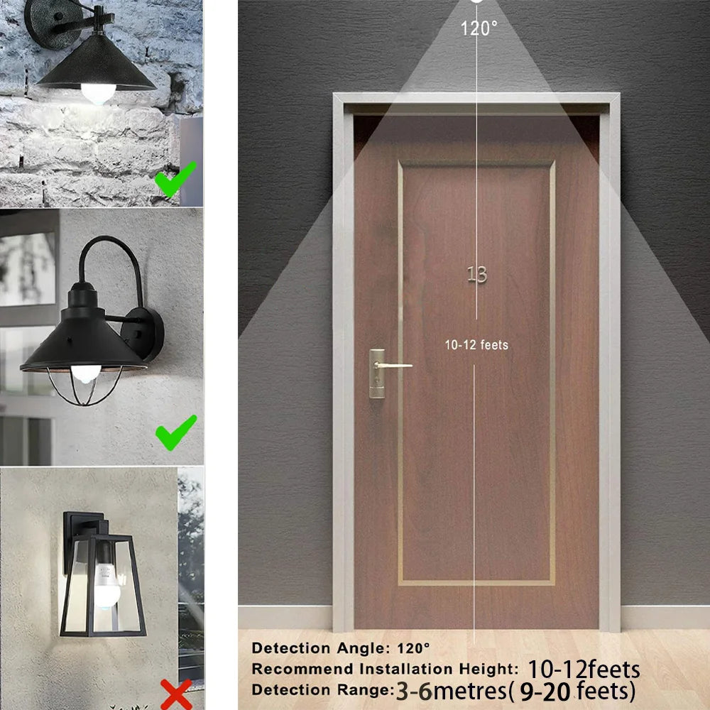 Motion Sensor LED Bulb Auto Night Light