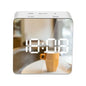Digital LED Mirror Alarm Clock with Snooze Function.
