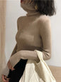 Slim Fit Turtleneck Sweater for Women
