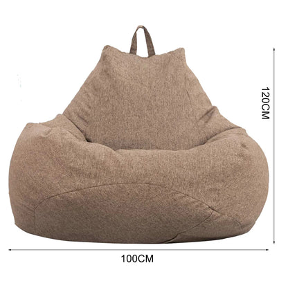Large Soft Fluffy Bean Bag Sofa Cover