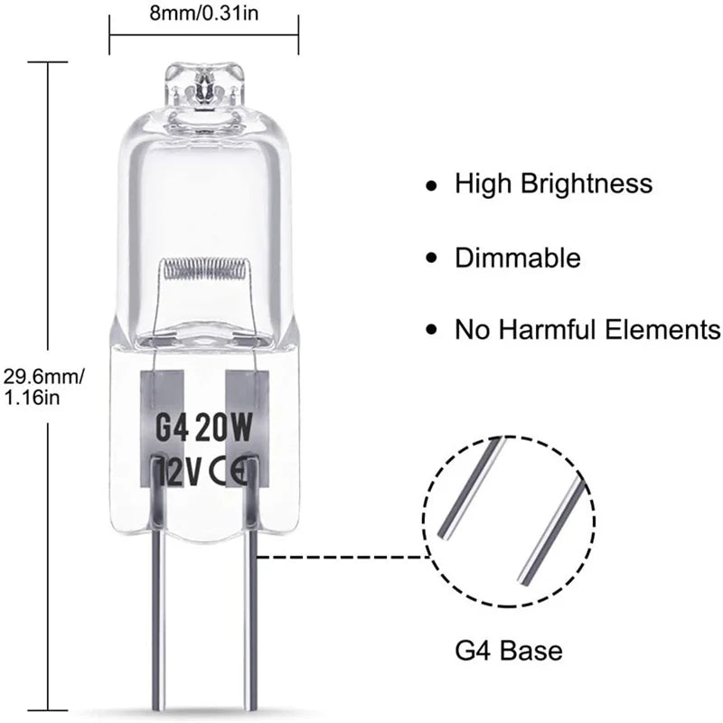 Halogen Bulbs- With Eco Capsule Lamp Replacement