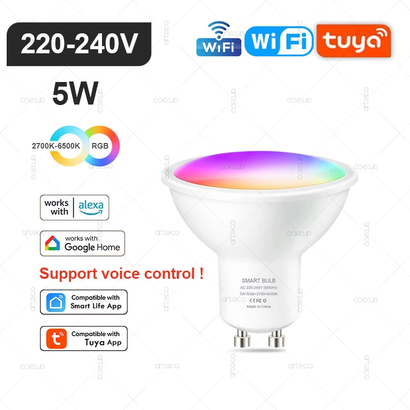 Tuya RGB Smart LED Bulb