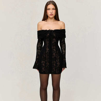 Timeless White Lace Off-Shoulder Maxi Dress