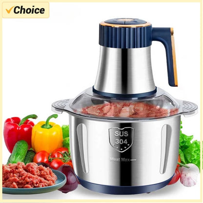 Electric Meat Crusher, Chopper & Vegetable Cutter
