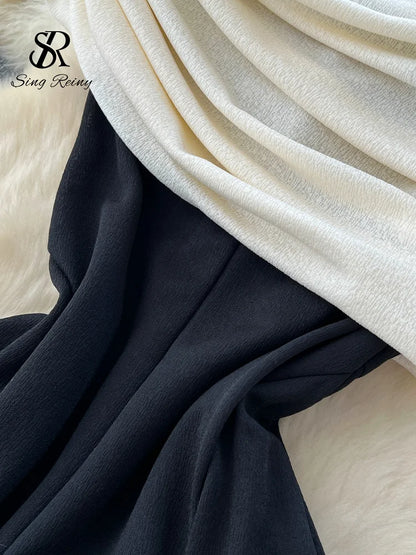 Modern Off-Shoulder Evening Dress