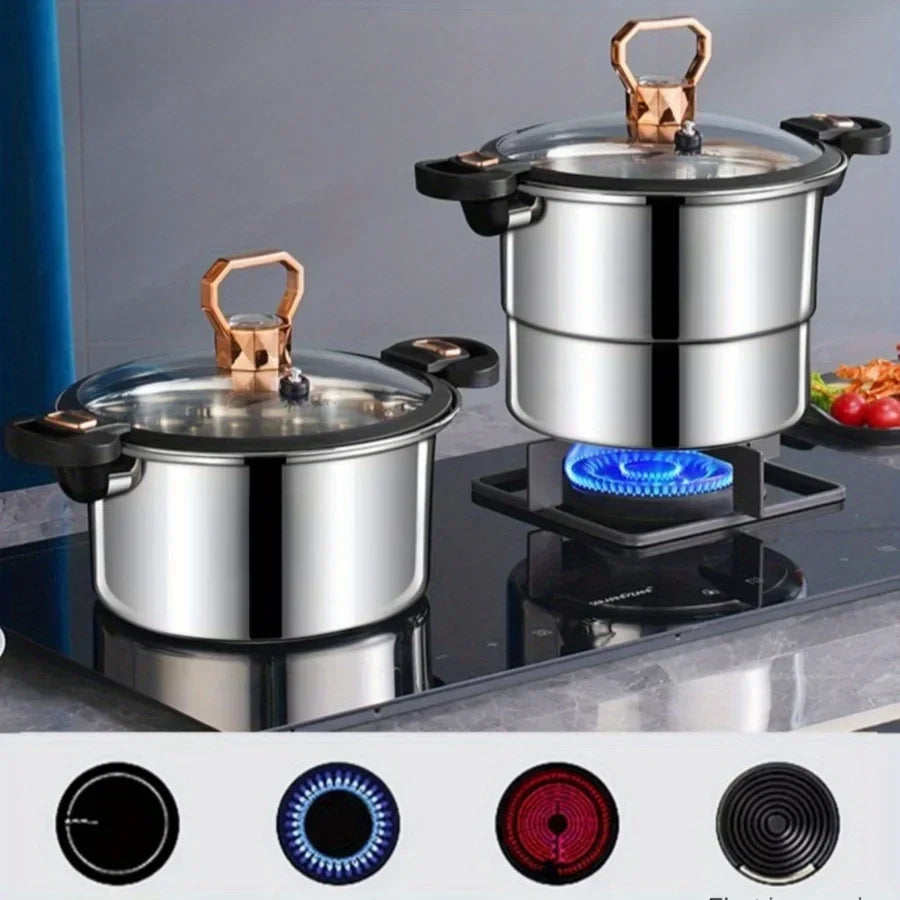 Micro Pressure Stainless Steel Soup Pot
