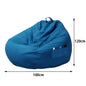 Large Soft Fluffy Bean Bag Sofa Cover