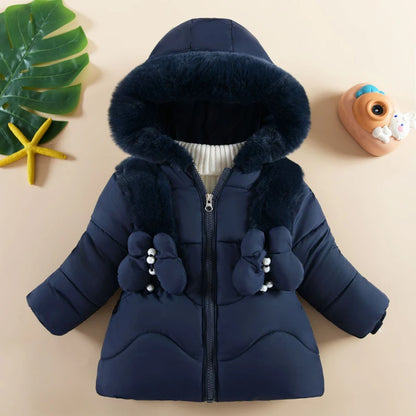 Baby Girls Winter Hooded Jacket