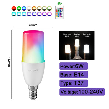 Smart RGBW LED Bulb with Remote Control