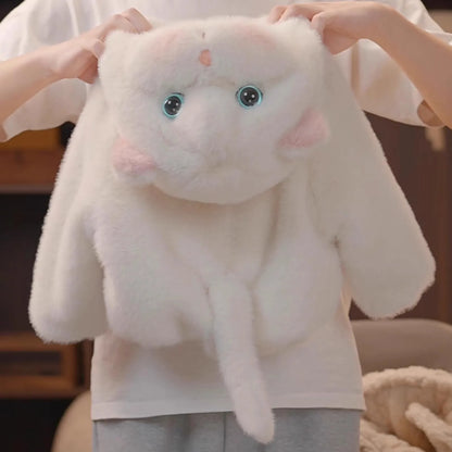 Kids Rabbit Ear Plush Coat