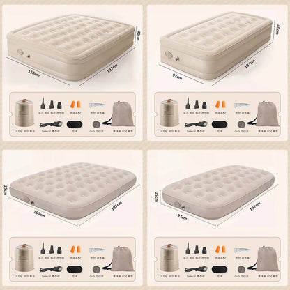 Double Inflatable Air Mattress with Pump