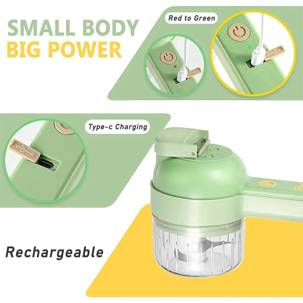 Electric Food Chopper Set