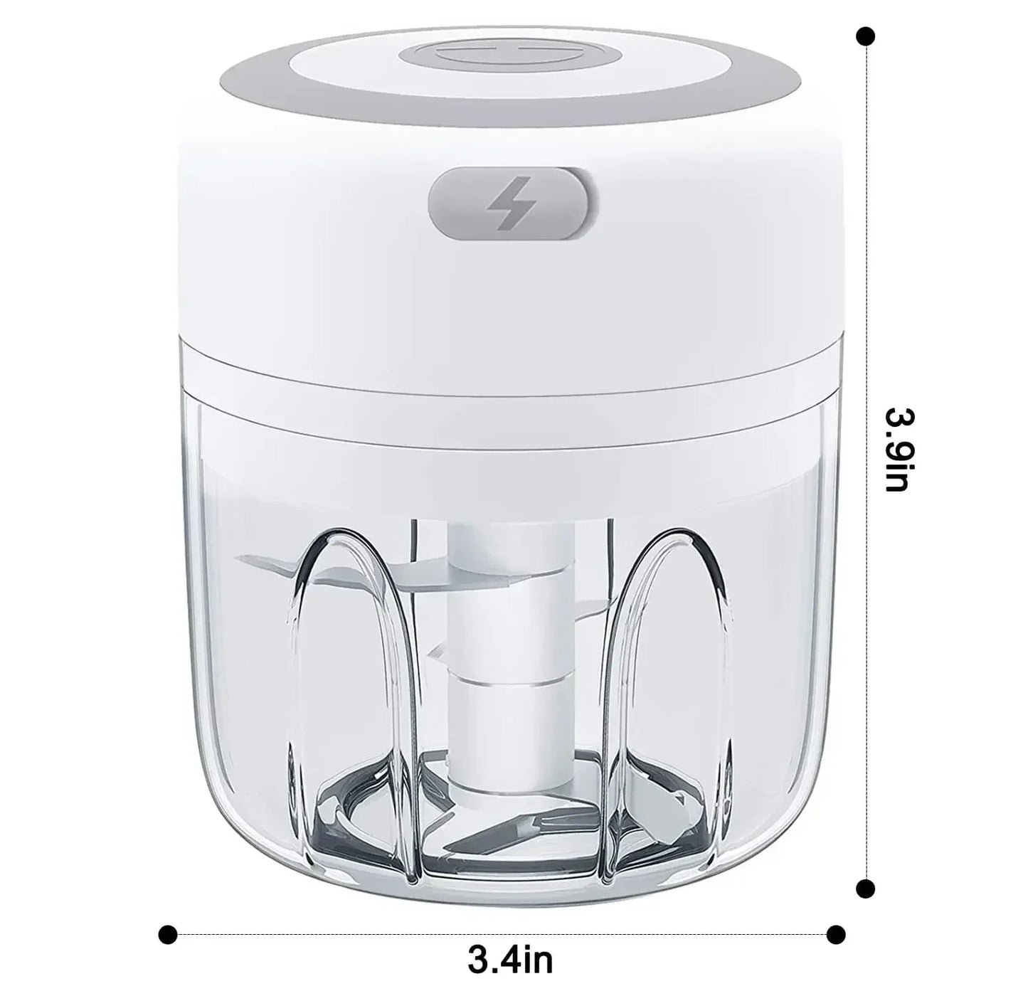 300ML USB Electric Garlic Chopper – Mini Food Crusher